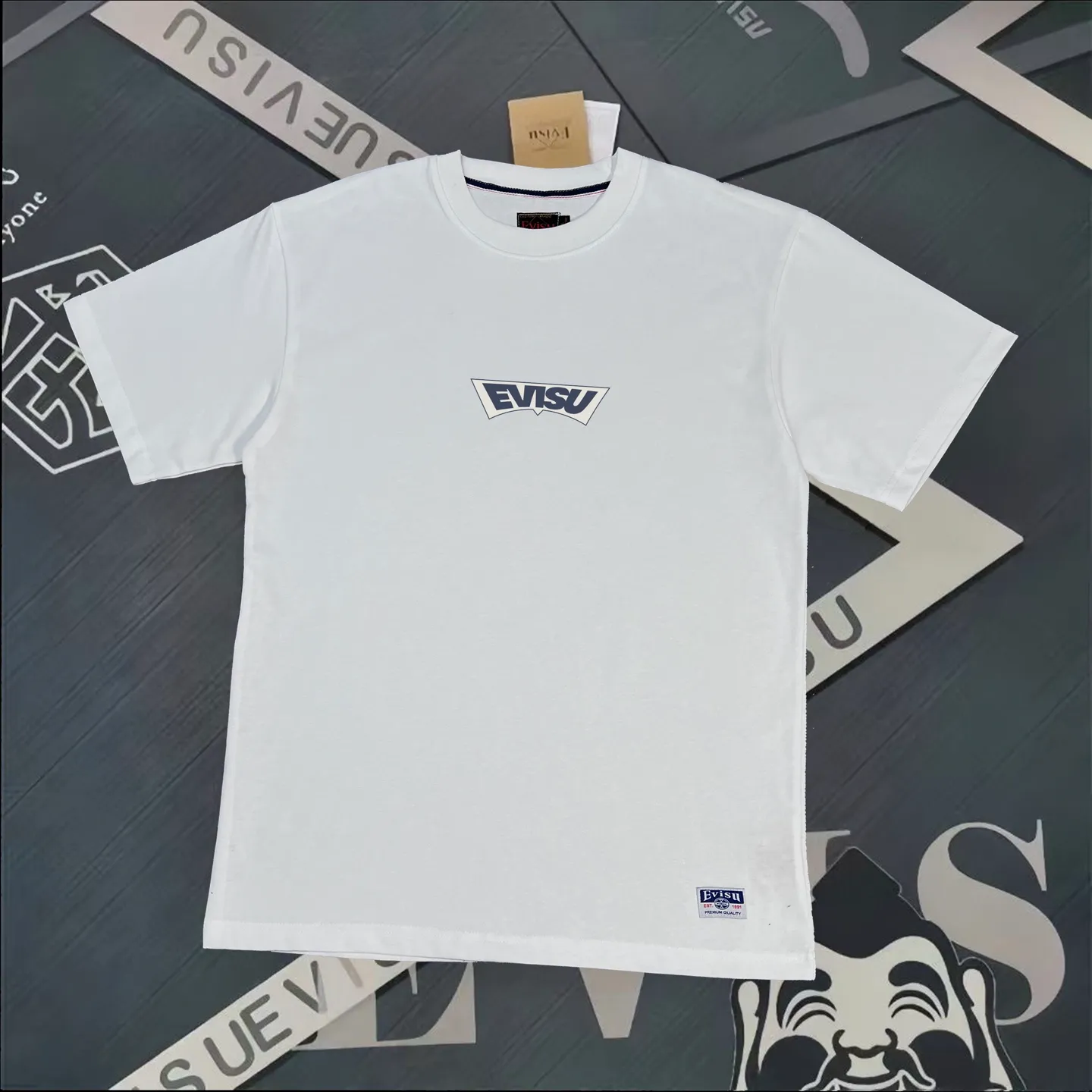 Evisu 2025New Arrival T ⚠ Quality⚠ Same Style T ，9 Black S-XXL， White S-XXL， Gray M-XXL， Red M-XXL， Red M-XXL M-XXL， Navy Blue M-XXL， Blue M-XXL， Brown M-XXL
